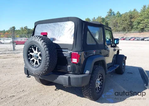 2013 Jeep Wrangler Sport из США, поврежденный, VIN 1C4AJWAGXDL706381
